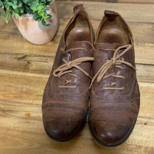 Women  Brown Leather Shoes